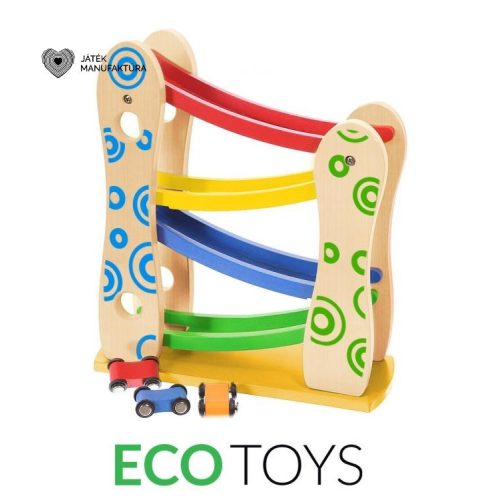 Eco Toys Csúszdapálya kisautókkal