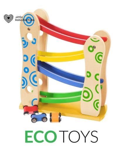 Eco Toys Csúszdapálya kisautókkal