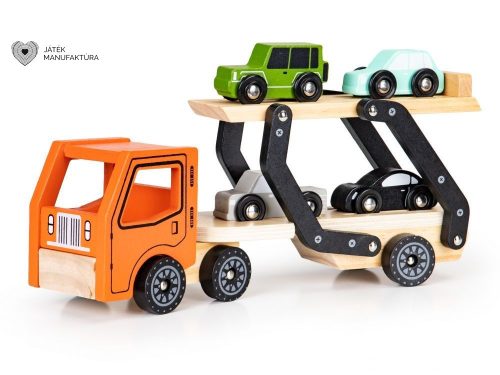 Eco Toys TIR teherautó 4 kisautóval