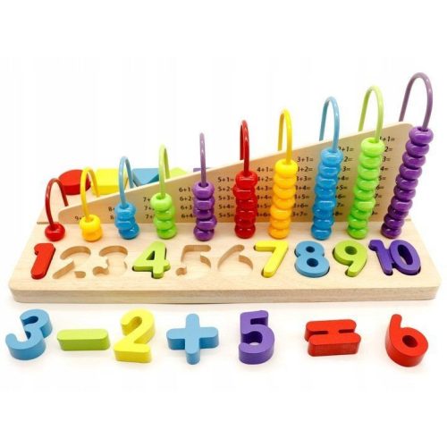 Eco Toys Abakusz fajáték számokkal és matematikai jelekkel