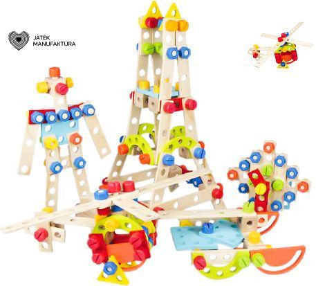 Eco Toys Fa konstruckiós építőkocka