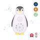 Pingvin - hangérzékelős musicbox,  bluetooth hangszóró - szürke