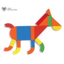 Djeco Mágneses geometriai kirakó, bőröndben