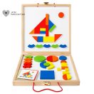 Djeco Mágneses geometriai kirakó, bőröndben