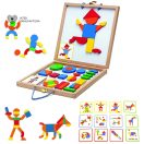 Djeco Mágneses geometriai kirakó, bőröndben