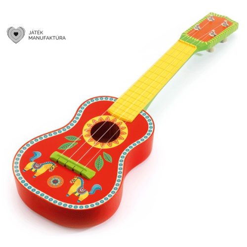 Djeco Gitár (ukulele) fajáték hangszer