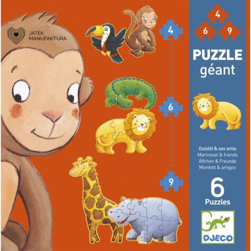 Djeco Óriás puzzle, szavannai állatok