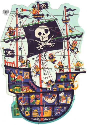 Djeco Kalóz hajó, óriás puzzle