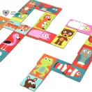 Djeco Domino Puzzle – Kétoldalas dominó – állatok és pöttyök
