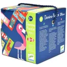 Djeco Domino Puzzle – Kétoldalas dominó – állatok és pöttyök