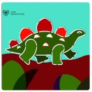 Djeco Rajz sablon, dínók