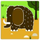 Djeco Rajz sablon, dínók