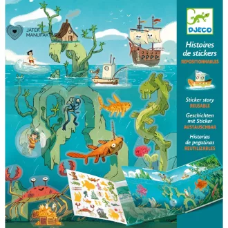 Djeco Tengeri kaland, matricás meseszövés 4-8 éves gyerekeknek