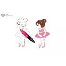 Djeco Rajzold le! Balerinák, színezőkészlet 3-6 éves lányoknak