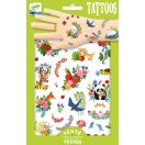 Djeco Vidám tavasz - tetováló matricák