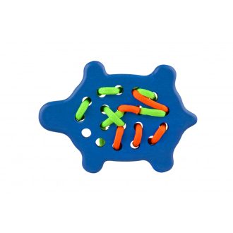 Lupo/Lobito Teknős fűzős fajáték, kék