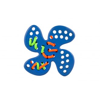 Lupo/Lobito Virág fűzős fajáték, kék