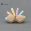 PlanToys Baby autó, pasztell