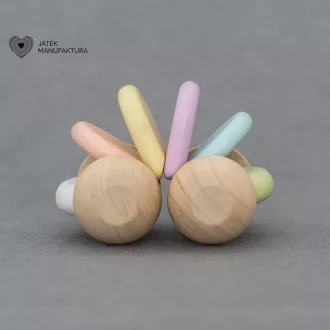 PlanToys Baby autó, pasztell