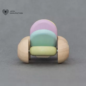 PlanToys Baby autó, pasztell
