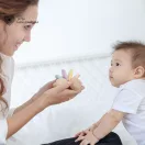 PlanToys Baby autó, pasztell