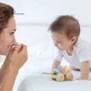 PlanToys Baby autó, pasztell