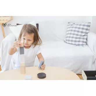PlanToys Tört-egész építőkocka