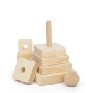 Tarnawa Fejlesztő építő torony (natúr, négyszög alakú)