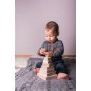 Tarnawa Fejlesztő építő torony (natúr, négyszög alakú)