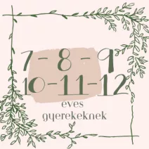 Gyerekjátékok 7-8-9-10-11-12 éveseknek