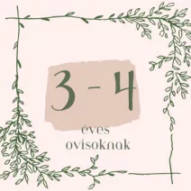 Gyerekjátékok 3-4 éves óvodásoknak