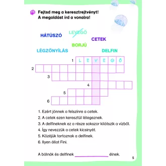   Bálnák és delfinek - Mi Micsoda Olvasó - Matricás szövegfejtő