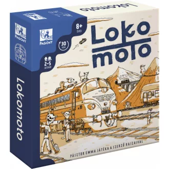 Lokomoto, társasjáték gyerekeknek és felnőtteknek 7 éves kortól