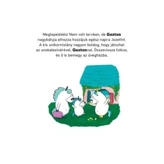   Megbocsátok, és bocsánatot kérek. Gaston, a kis unikornis