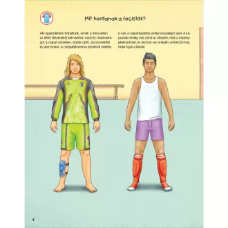 A foci - Matricás foglalkoztató 4-7 éves gyerekeknek 300 db visszaszedhető matricával