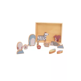 Andreu Toys Színes élővilág - fajáték állatok