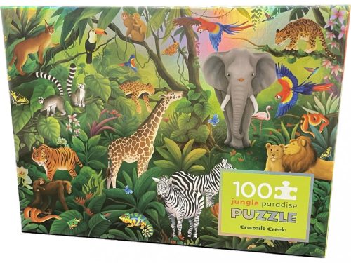 Crocodile Creek Dzsungel - Hologram puzzle (100 db)