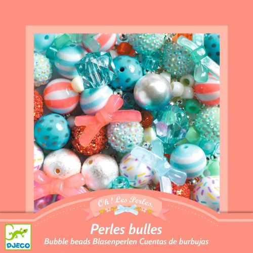 Ékszerkészítő készlet - Buborék gyöngyök, ezüst - Bubble beads, Silver