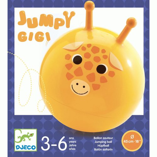 Djeco Ugrálólabda, 45 cm - Jumpo Gigi - Jumpo Gigi