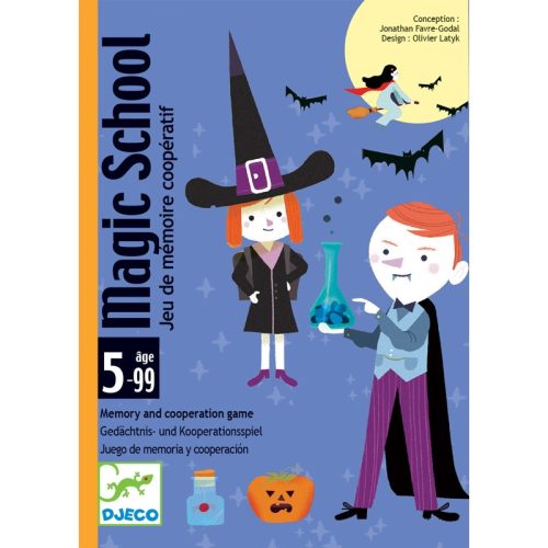 Djeco Magic School – Varázsló iskola kártyajáték gyerekeknek