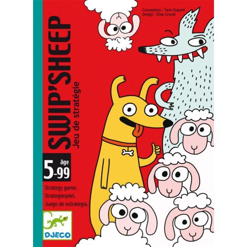 Djeco Swip'Sheep - BirkaBuga taktikai kártyajáték gyerekeknek