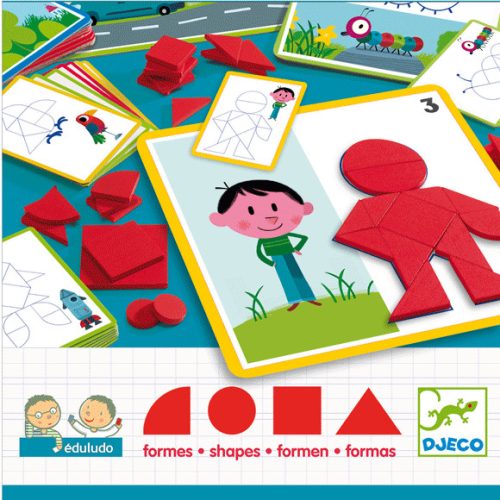 Djeco Fejlesztő játék - Alakzatok és formák - Eduludo Shapes