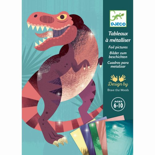 Fémfóliás színezés - Dínók korszaka - Jurassic