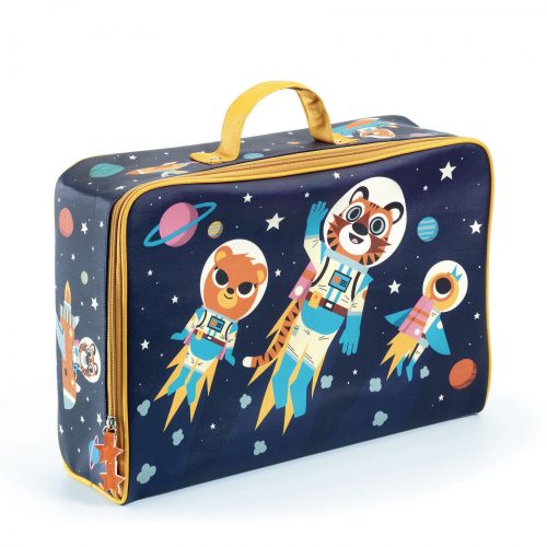 Djeco Kis bőrönd (gyerek bőrönd) - Űrutazás