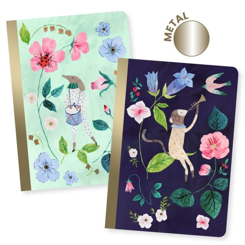 Djeco Jegyzetfüzet 2 db A/6 - Cecile little notebooks