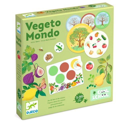 Djeco Vegeto Mondo – Évszakos képes lottó játék gyerekeknek