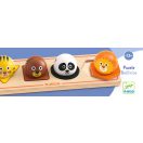 Djeco Ball'n'Co – fa formaillesztő óriás állatfejekkel