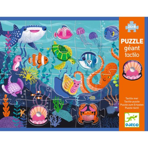 Óriás puzzle - Tengerlakók, 24+8 db-os - Taktilo sea