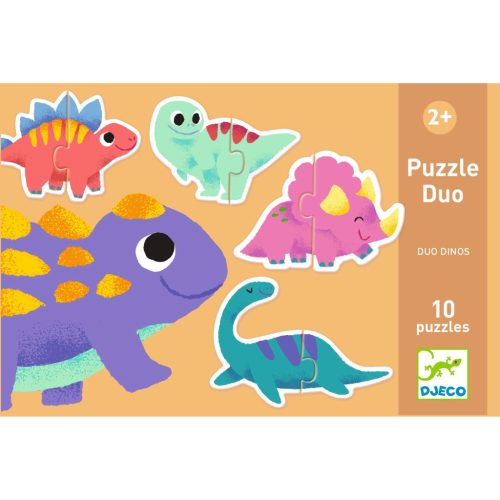 Párosító puzzle - Dinócskák - Duo Dinos - FSC MIX  