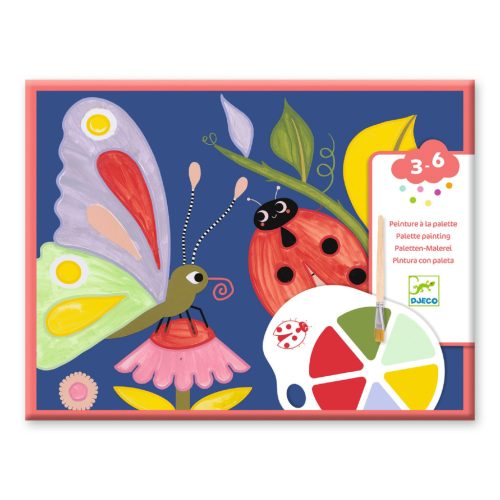 Djeco Creepy Crawlies – Palettafestés röpködők – festőkészlet 3 éves kortól